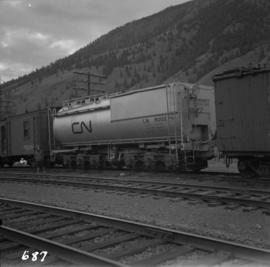 Ex-locomotive tender at Spences Bridge