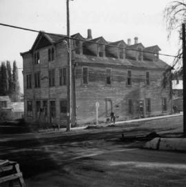 Derelict Langham Hotel at Kaslo, B.C.