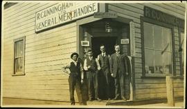 Four Men at Retail Store in Hazelton, B.C.