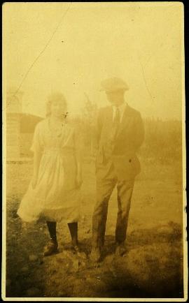 Bob Baxter with Unidentified Young Woman