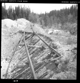 Gravel pit near McCulloch CPR depot
