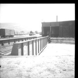 Turntable at the CPR Penticton yard