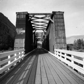 Former Great Northern Railway bridge over Similkameen River