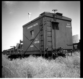 Railcar in the CPR Penticton yard