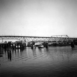 B.C. Electric Railway swing bridge at False Creek and Granville Bridge