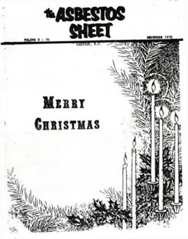 The Asbestos Sheet Dec. 1970