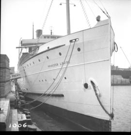 Ship the "Princess Louise" before departure for California