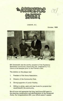 The Asbestos Sheet Oct. 1969
