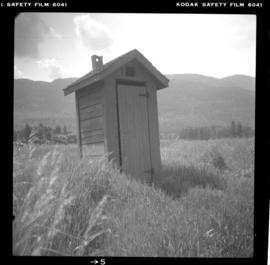 Outhouse on Notch Hill in the Shuswap