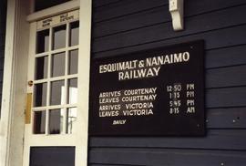 Esquimalt & Nanaimo Railway, Courtenay depot