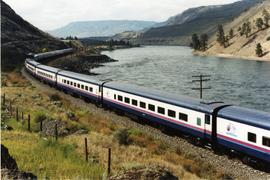 CN Rocky Mountaineer Rail Tour train