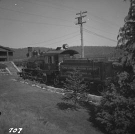 Locomotive at the Crown Zellerbach Museum in Ladysmith