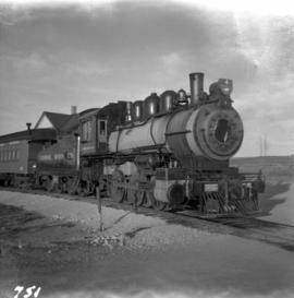 Ex Canmore Mines Ltd. 0-6-0 locomotive in Calgary