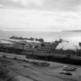 Sunken block ships at Powell River, B.C.