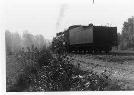 Rear view of Steam Locomotive