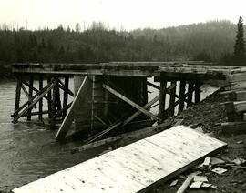 Bridge construction over Anzac River