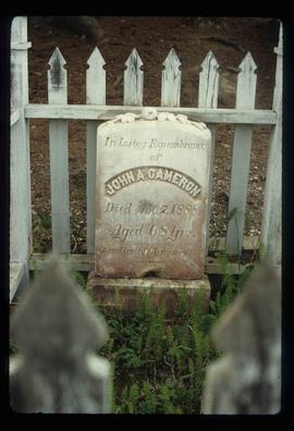Grave of John A. Cameron