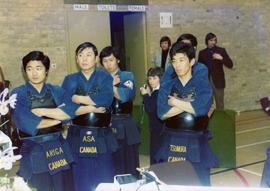 Kendo Team Canada members Ariga, Asa, Tsumura, and other