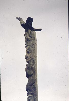 Totem pole at Kitwanga