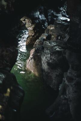 Cave interior at southern area of Mabens Beach
