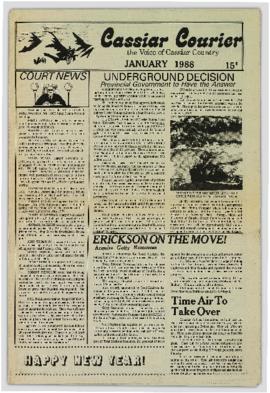 Cassiar Courier - January 1988