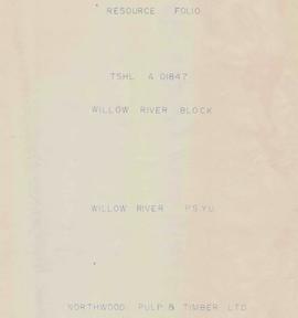 Resource Folio, T.S.H.L. A 01847, Willow River Block, Willow River P.S.Y.U.