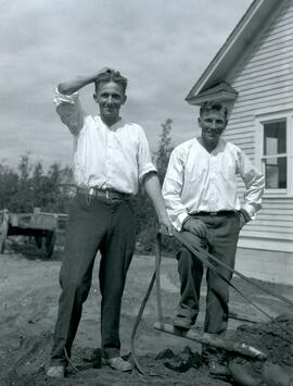 Clarence Waldof and Henry Waldof at Prince George