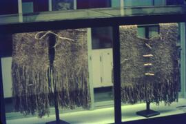 Woven Indigenous clothing on display at Port Edward