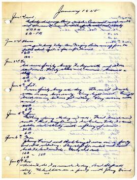 Diary of Willard Freer - January 1, 1958 to December 31, 1961