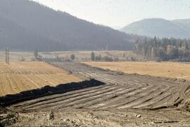 Access road through field near Vernon
