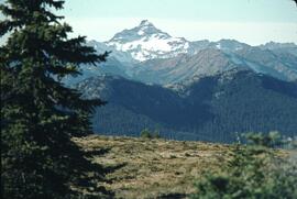 Alpine valley and mountain view at Three Brothers Mountain