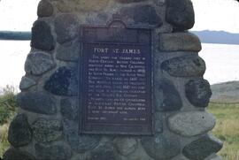 Historical monument at Fort St. James