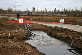 Dr. Ron Thring at site in Fort St. John