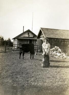 Norah Doherty at Red Rock, 1934