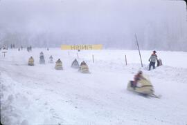 Snowmobile races at Glenrosa
