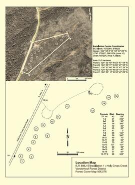 "Location Map - E.P. 886.15 Installation 1 - Holy Cross Creek"