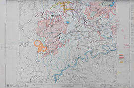 Map 93J.010 annotated to show transects