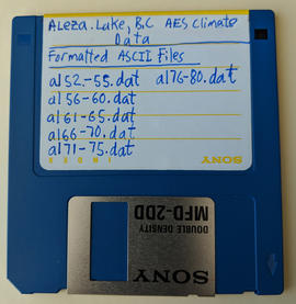 Aleza Lake AES Climate Station Data - Formatted ASCII Files