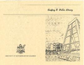 Naming of the Geoffrey R. Weller Library event programme