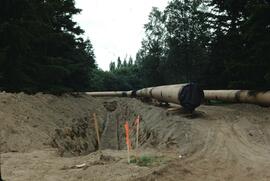 Pipeline construction near Langley