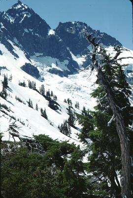 View of mountain from Jones Lake