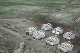 Abandoned exploration camp at Ealue Lake