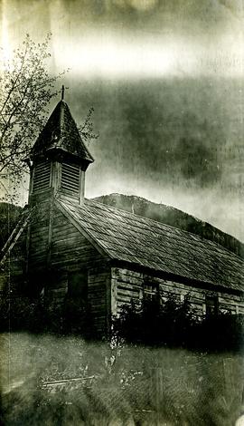 Old church building at Kincolith, BC