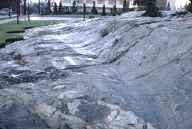 Glacial rock striations in Victoria