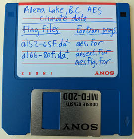 Aleza Lake AES Climate Station Data - Flag Files/Fortran Programs