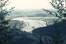 View of Pitt and Fraser River meeting from Burke Mountain