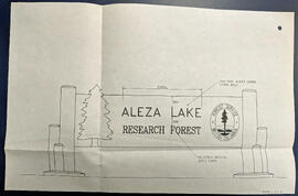 Aleza Lake Research Forest Signage