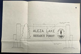 Aleza Lake Research Forest Signage