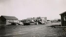 Road Construction Vehicles in Northern BC