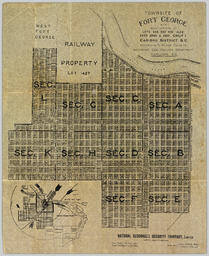 Townsite of Fort George and Subdivisions of Lots 936, 937, 938, 1429, 2507, 2608 & 2610, Group 1, Cariboo District B.C.